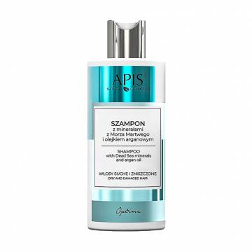 Шампунь для волос Apis Natural Cosmetics Optima с минералами Мертвого моря и маслом арганы, 300 мл Шампунь для волос Apis Natural Cosmetics Optima с минералами Мертвого моря и маслом арганы, 300 мл