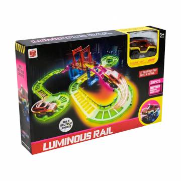 Игрушка Shantou Jinxing Трек, светится в темноте, в коробке, от 3 лет, 34*6*23 см (888-131) Игрушка Shantou Jinxing Трек, светится в темноте, в коробке, от 3 лет, 34*6*23 см (888-131)