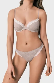 Женские бежевые трусики Бежевый L womensecret 4633540