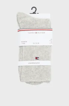 Женские светло-серые носки PREMIUM CASHMERE Серый 39-42 Tommy Hilfiger 701242188