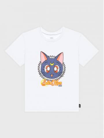 Vans Футболка SAILOR MOON Crew VN0A7YKC Білий Regular Fit Vans Футболка SAILOR MOON Crew VN0A7YKC Білий Regular Fit