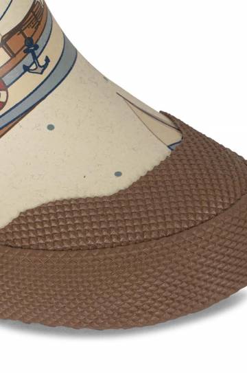 Детские резиновые сапоги Konges Sløjd цвет бежевый