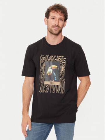 Boss Футболка Te_Tucan 50516012 Чорний Regular Fit Boss Футболка Te_Tucan 50516012 Чорний Regular Fit