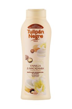 Гель для душа Tulipan Negro Bath And Shower Gel Ваниль и макадамия, 650 мл