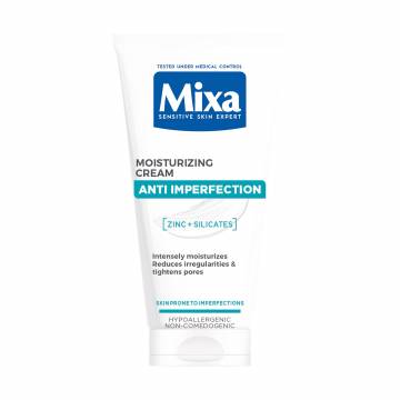 Увлажняющий крем для лица Mixa Anti-Imperfection Moisturizing Cream для кожи склонной к несовершенствам, 50 мл Увлажняющий крем для лица Mixa Anti-Imperfection Moisturizing Cream для кожи склонной к несовершенствам, 50 мл