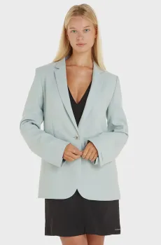 Женский мятный жакет ESSENTIAL TAILORED BLAZER Ментоловый 38 Calvin Klein K20K206477
