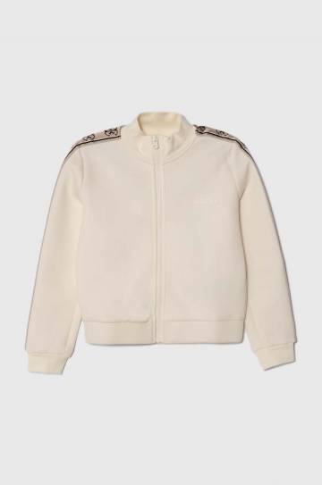 Детская кофта Guess цвет бежевый с аппликацией