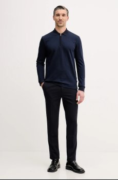 Хлопковый лонгслив BOSS H-Peduzzi 06