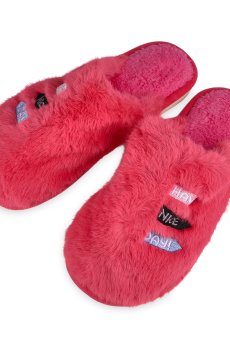 Женские комнатные тапочки 2Step закрытые, розовые, размер 40-41 (WWSL2025-14-Pnk)