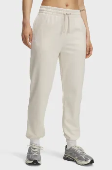 Женские бежевые спортивные брюки UA Rival Terry Joggers Бежевый XS Under Armour 1382735-783