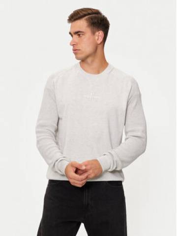 Calvin Klein Jeans Светр Monologo J30J325671 Сірий Regular Fit Calvin Klein Jeans Светр Monologo J30J325671 Сірий Regular Fit