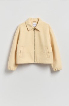 Reserved - Куртка з коміром - світло-жовтий - 481IA-10X