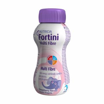Специальное энтеральное питание Nutricia Fortini с пищевыми волокнами, со вкусом клубники, от 1 года, 200 мл Специальное энтеральное питание Nutricia Fortini с пищевыми волокнами, со вкусом клубники, от 1 года, 200 мл