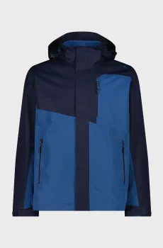 Мужская синяя куртка 3в1 JACKET ZIP HOOD DETACHABLE INN Синий 50 CMP 31Z1587D-00NU