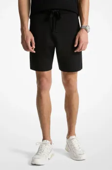 Мужские черные шорты DOUBLE KNIT Черный L Michael Kors CR560BWFE5