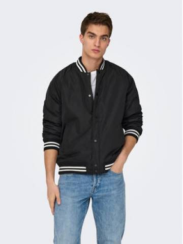 Only & Sons Демісезонна куртка 22025423 Чорний Regular Fit Only & Sons Демісезонна куртка 22025423 Чорний Regular Fit