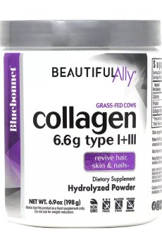 Коллаген 1 и 3 типа Bluebonnet Nutrition Beautiful Ally Collagen Type I + III в порошке, 198 г