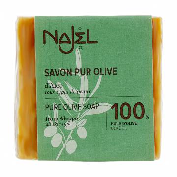 Алеппское мыло Najel Pure Olive Soap 100% Olive Oil в упаковке, 200 г Алеппское мыло Najel Pure Olive Soap 100% Olive Oil в упаковке, 200 г