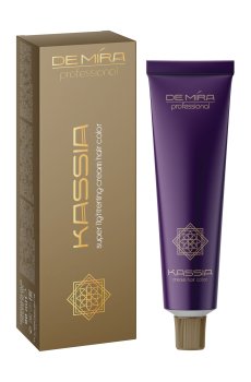 Уценка! Стойкая осветляющая крем-краска для волос DeMira Professional Kassia Super Lightening Cream Hair Color, SL/71, 90 мл