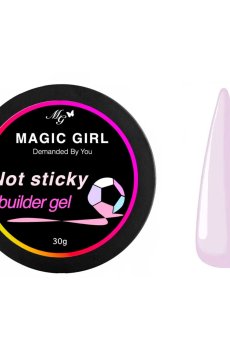 Гель для наращивания ногтей Magic Girl Not Sticky Builder Gel Сиреневый, 30 г