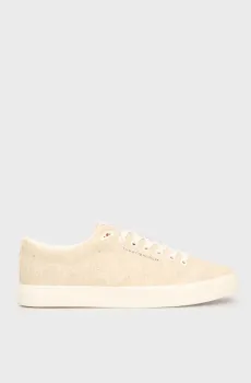 Мужские бежевые кеды TH HI VULC LOW CORE CHAMBRAY Бежевый 40 Tommy Hilfiger FM0FM05389