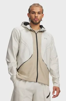 Мужская белая ветровка Unstoppable+ Woven Jacket Белый XXL Under Armour 6014718-110