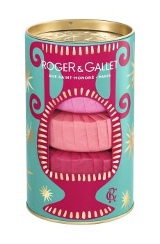 Парфюмированный набор мыла Roger & Gallet Perfumed Soap Trio (Fleur de Figuier, 100 г + Rose, 100 г + Gingembre Rouge, 100 г)