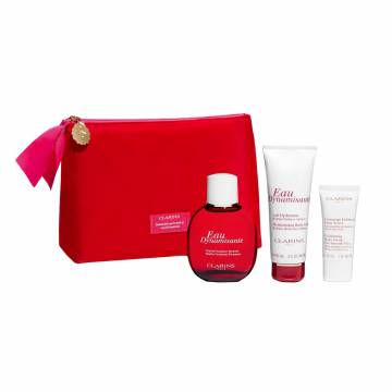 Набор для тела Clarins Eau Dynamisante (туалетная вода, 100 мл + лосьон для тела, 100 мл + скраб для тела, 30 мл + косметичка) Набор для тела Clarins Eau Dynamisante (туалетная вода, 100 мл + лосьон для тела, 100 мл + скраб для тела, 30 мл + косметичка)