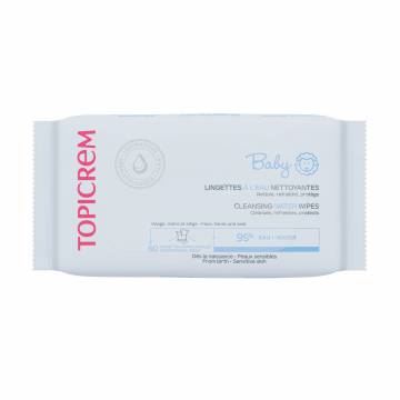 Детские салфетки Topicrem Baby Cleansing Water Wipes, 60 шт Детские салфетки Topicrem Baby Cleansing Water Wipes, 60 шт