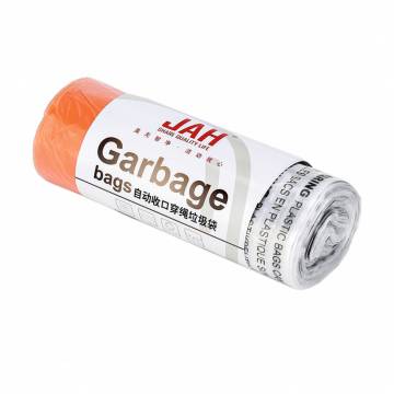 Пакеты для мусора Jah с затяжками, 55*55 см, 20 л, 15 шт (6304)