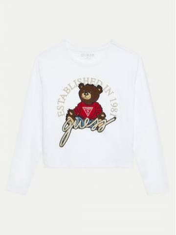 Guess Блузка J4BI10 I3Z14 Білий Boxy Fit Guess Блузка J4BI10 I3Z14 Білий Boxy Fit