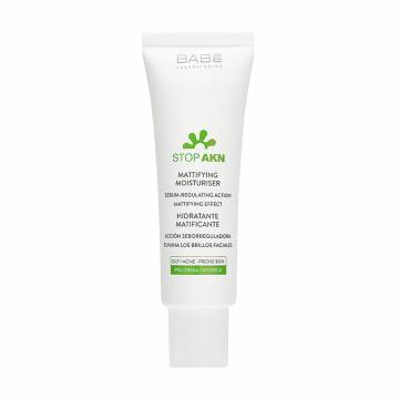 Матирующий крем для лица BABE Laboratorios Stop Akn Mattifying Moisturiser увлажняющий, 50 мл Матирующий крем для лица BABE Laboratorios Stop Akn Mattifying Moisturiser увлажняющий, 50 мл