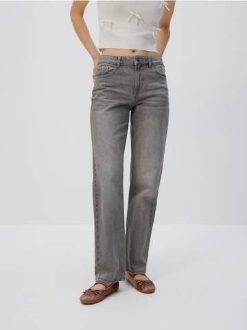 Reserved - Джинси straight leg - світло-сірий - YT355-09J Reserved - Джинси straight leg - світло-сірий - YT355-09J