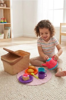 Ігровий пікніковий набір з аксесуарами - різнобарвний