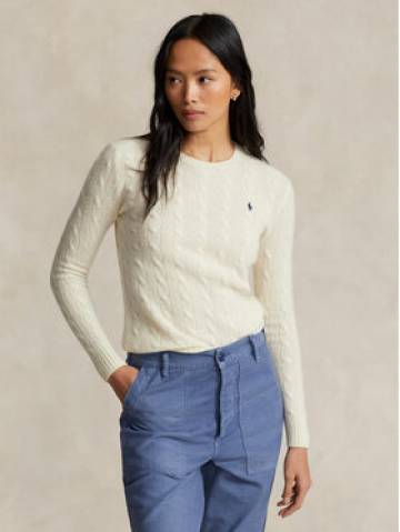Polo Ralph Lauren Светр 211910421001 Écru Regular Fit Polo Ralph Lauren Светр 211910421001 Écru Regular Fit