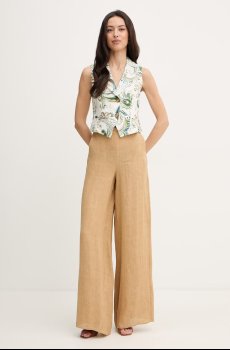 Льняные брюки Marella OTTELIA
