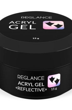 Уценка! Акрил-гель для ногтей Reglance Acryl Gel Reflective, 030 Starlight, 15 г