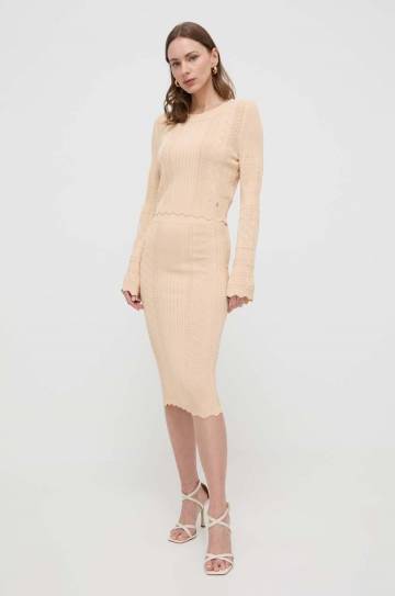Свитер Guess женский цвет бежевый лёгкий Свитер Guess женский цвет бежевый лёгкий
