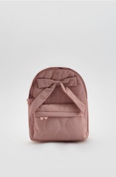 Reserved - Рюкзак з декоративною стрічкою - рожевий - 989IQ-30X