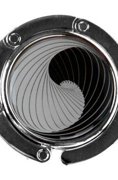 Держатель сумки Cosmo Shop настольный, круг, черно-белый (CS005BW)