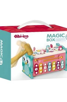 Детский бизиборд-сортер 8 в 1 BIBIINN Умный совенок, от 3 лет (688-30)