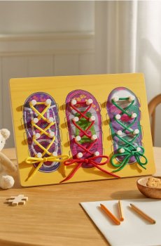 Дошка для шнурування взуття - різнобарвний