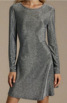 Мінісукня - срібний