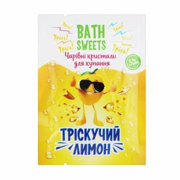 Кристаллы для купания Aqua Shine Bath Sweets Трескучий лимон, 10 г Кристаллы для купания Aqua Shine Bath Sweets Трескучий лимон, 10 г