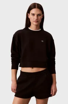 Женский черный свитшот FRENCH TERRY Черный M Calvin Klein Jeans LV047C911G