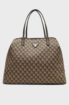 Женская коричневая сумка с узором Коричневый ONESIZE Guess HWJT93.44290;BNL