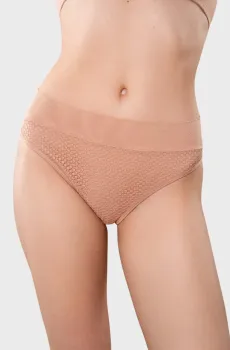Женские бежевые трусики Бежевый M brabrabra SLZ26202521