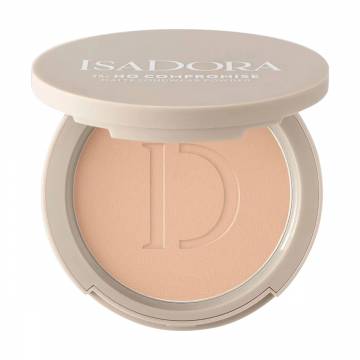 Матовая стайкая пудра для лица IsaDora The No Compromise Matte Longwear Powder 66 Warm Beige, 7 г Матовая стайкая пудра для лица IsaDora The No Compromise Matte Longwear Powder 66 Warm Beige, 7 г