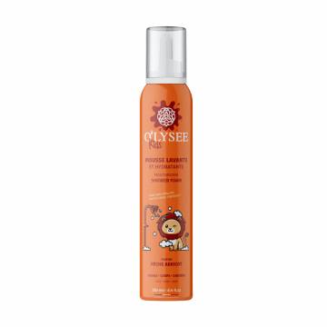 Детская увлажняющая кремовая пенка для купания 3 в 1 OLYSEE Kids Moisturizing Shower Foam с ароматом персика и абрикоса, 250 мл Детская увлажняющая кремовая пенка для купания 3 в 1 OLYSEE Kids Moisturizing Shower Foam с ароматом персика и абрикоса, 250 мл