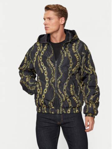 Versace Jeans Couture Демісезонна куртка 77GAUD17 Чорний Regular Fit Versace Jeans Couture Демісезонна куртка 77GAUD17 Чорний Regular Fit